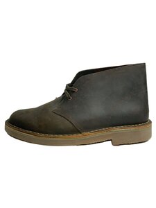 Clarks◆チャッカブーツ/26.5cm/BRW/レザー/15522