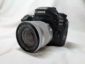 【動作確認済み】Canon EOS 80D 一眼レフカメラ 本体+レンズ EFS18~55mm