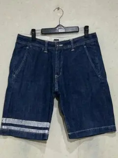 桃太郎ジーンズ MOMOTAROJEANS セルビッチ ハーフ ショート デニム