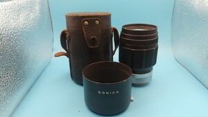 K576 KONICA HEXANON 1:3.5 f=135㎜ KONISHIROKU /カメラ用レンズ/コニカ/ 動作未確認 現状品 JUNK