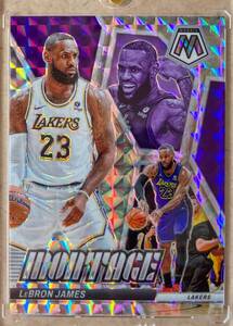 2023-24 Panini Mosaic Lebron James montage silver prizm レブロン・ジェームズ