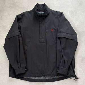 POLO GOLF ラルフローレン 2WAY ジャケット ハーフジップ M 黒