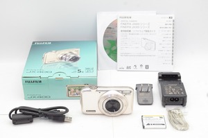 【適格請求書発行】良品 FUJIFILM フジフィルム FinePix JX400 コンパクトデジタルカメラ ゴールド 元箱付【アルプスカメラ】241123i