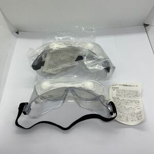 ◎(D0334) 新品3M 工事用安全メガネ 334AF ゴーグル 除菌 2個(A02)