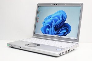 1円スタート ノートパソコン Windows11 WPS office搭載 Panasonic レッツノート CF-SV8 第8世代 Core i5 SSD256GB メモリ8GB カメラ