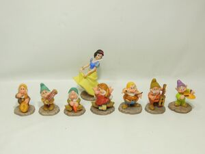 Disney ディズニー ガーデンフィギュア 七人の小人 白雪姫 ハンドメイド 磁器 人形 KATO KOGEI 加藤工芸 7人のこびと