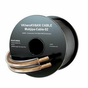 新品 KK AWG 12 32Ft 10M a-Cable-03 1 Mukjipa-Cable-03 Cable 216