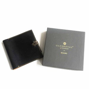 【BEAMS別注】 GLENROYAL グレンロイヤル 【NOTEBOOK COVER FULL BRIDLE LEATHER】ブライドルレザー 手帳カバー ノートカバー 2307106