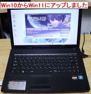 N-2★☆送料無料・Win11にアップ/レノボG475/14型(インチ)/CPU・Coae E 350/HDD320GB/メモリ4GB/Win11・Home/中古品　★☆