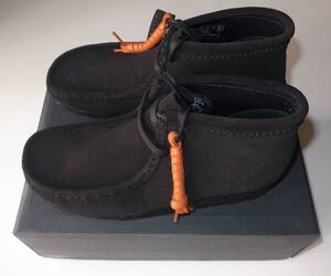 Clarks クラークス WALLABEE BOOT ワラビー ブーツ black UK6.5 24.5cm