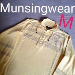 【超美品】Munsingwear マンシングウェア　セーター　ワッペン　モックネック　上品　清楚　レディースM　ペンギン