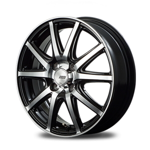 YOKOHAMA BluEarth AE-01 165/70R13 FINAL SPEED GR-Γ ブラックポリッシュ 13インチ 4B+43 4H-100 4本セット