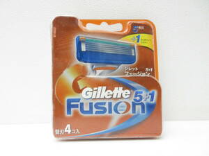 6166 雑貨祭 Gillette Fusion 5＋1 ジレット フュージョン 4個入り 替刃 未使用品