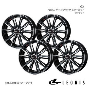 LEONIS/GX RENAULT トゥインゴ AHH4B/AHH4D アルミホイール4本セット【15×5.5J4-100 INSET43 PBMC】0039333×4