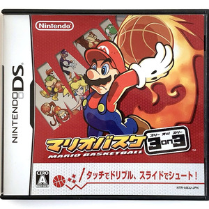 ニンテンドーDS　マリオバスケ3on3　箱・説明書付き