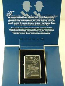 2003年製 Zippo ライト兄弟 100周年、世界限定品（ナンバー）1903-2003-Wright Brothers-100TH　新品