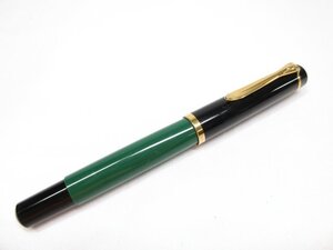 【ペリカン PELIKAN】 EF 万年筆 ペン 文房具 グリーン×ブラック 総重量約13g ドイツ製 ■3CC1261■