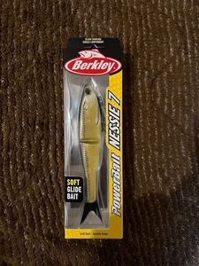 【新品未使用】PowerBait NESSIE 7【バークレイ】グライドベイト 日本未発売 golden shiner ゴールデンシャイナー