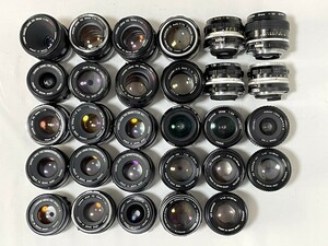 単焦点レンズ Canon Nikon MINOLTA micro 1.4/1.7/1.8/2/2.5/2.8/3.5 SSC フィルムカメラ カメラレンズ まとめ 大量セット 動作未確認