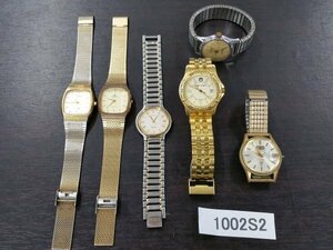 1002S2　腕時計　ジャンク品　おまとめ6点　BUREN　ミラ・ショーン　SEIKO など　※動作未確認