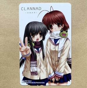 【未使用】 テレカ 50度 PSP版 CLANNAD -クラナド- 古河渚 伊吹風子 メッセサンオー特典 非売品