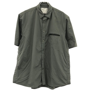 sacai サカイ 23SS Taslan Nylon Shirt ショートスリーブナイロンシャツ 23-03088M グレー 4 ITUQNK4YBGQW