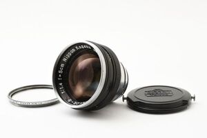 ◆希少◆ ニコン Nikon NIKKOR-S・C 5cm F1.4 ブラック Sマウント レンジファインダー用 単焦点レンズ #4670