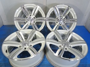 ★415 COBRA★18x8J +38 6穴 139.7 中古アルミホイール 4本【福島発 送料無料】FUK-E15554★18インチ