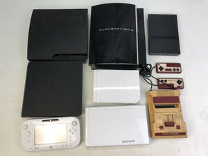 01w4824★1円~ ★1円~ 携帯ゲーム機 8点まとめ PS3 ファミコン Wii WiiU 動作未確認 ジャンク品 中古品