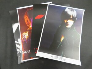 長◇Y793/B2判ポスター/氷室京介 2004年 SOUL STANDING BY ～ 計4点セット/1円～