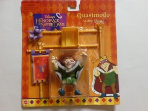 マテル ディズニー ノートルダムの鐘 カジモド PVC 台紙 Disney The Hunchback of Notre Dame Quasimodo MATTEL 69414　