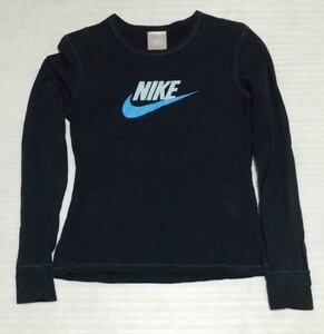 NIKE TEE 長袖Tシャツ キッズ小さいLサイズ スポーツ洗濯済ウェアCOTTONフアッション ティー ラメ ラバー プリント ナイキBETTER WORLD.COM