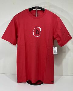 VOLCOM ボルコム AF322001RED メンズ Mサイズ 半袖Tシャツ プリント ロゴティー PrintLogoTee レッド色 赤色 ヴォルコム 新品即決 送料無料