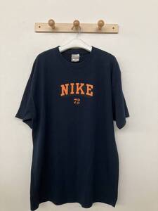 NIKE Nike 72 MEXICO製 ナイキ メンズ BIGサイズ 半袖ロゴプリントTシャツ 良品 size L/3L