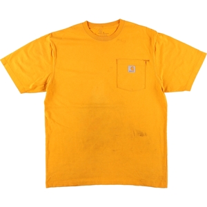 古着 カーハート Carhartt ORIGINAL FIT 半袖 ワンポイントロゴポケットTシャツ メンズM相当 /eaa429682