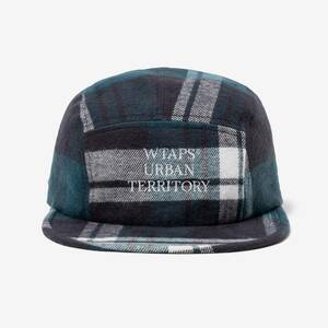 24SS WTAPS T-5 01 / CAP / COTTON. FLANNEL. TEXTILE. WUT GREEN ダブルタップス キャップ フランネル 5パネル キャンプキャップ グリーン