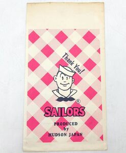 ◯当時物　SAILORS PRODUCED by HUDSON JAPAN 紙袋◯セーラーズ　　ハドソン　ジャパン　A-4