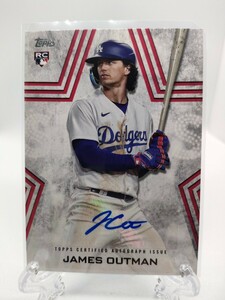 【直筆サイン／ルーキーカード】アウトマン - 2023 Topps Update Series Baseball #BSA-JO ～大谷翔平とドジャース同僚～