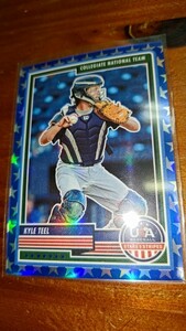 2023 panini USA stars&strips #82 kyle teel blue 3/75 23draft 全体14位 ボストン