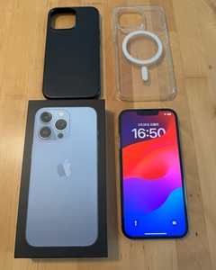 【美品】iPhone 13 Pro 256GB シエラブルー 香港版 SIMフリー 中古 