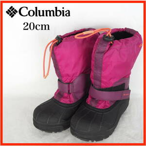 EB6246*Columbia*コロンビア*キッズスノーブーツ*20cm*紫系