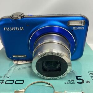 【動作品】FUJIFILM 富士フィルム　FinePix JX400 コンパクトデジタルカメラ バッテリー付属 SDカード8GB付属