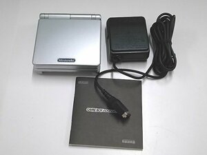 ♪Nintendo GAME BOY ADVANCE SP ニンテンドー ゲームボーイアドバンスSP プラチナシルバー AGS-001 現状品♪中古品