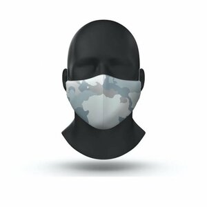 gogglesoc ゴーグルソック 【REUSABLE FACEMASK】 BLUE CAMO 新品正規 マスク（郵便送料込み）