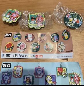 缶バッジ BT21 くら寿司