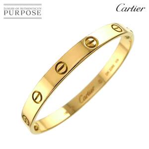 カルティエ Cartier ラブ ブレス #16 K18 YG イエローゴールド 750 ブレスレット バングル Love Bracelet 90252695