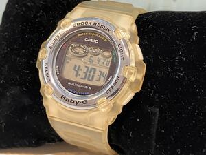 錬a◇ 013 カシオ CASIO LOVE THE SEA AND THE EARTH Baby-G SPECIAL BGR-3008K 腕時計 デジタル タフソーラー ホワイト 中古品