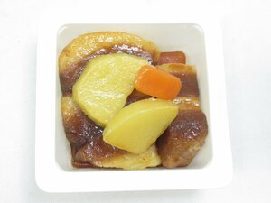 ★【直接引取不可】 食品サンプル ディスプレイ 豚の角煮 豚肉 角煮 和食 容器付き 惣菜 おかず 一品 見本品 料理模型 飲食店 置物