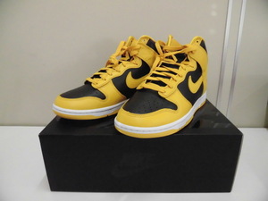 未使用 NIKE ナイキ DUNK ダンク HI RETRO PRM スニーカー 26.5㎝ 靴 箱付 激安1円スタート