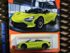 即決☆☆MB McLAREN 720 SPIDER マクラーレン　スパイダー　マッチボックス MATCHBOX